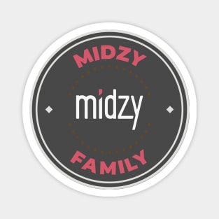 Itzy Midzy family logo Magnet